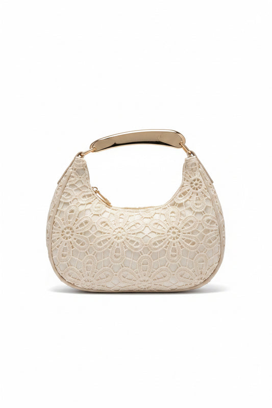 Ivory Bloom-Handbag