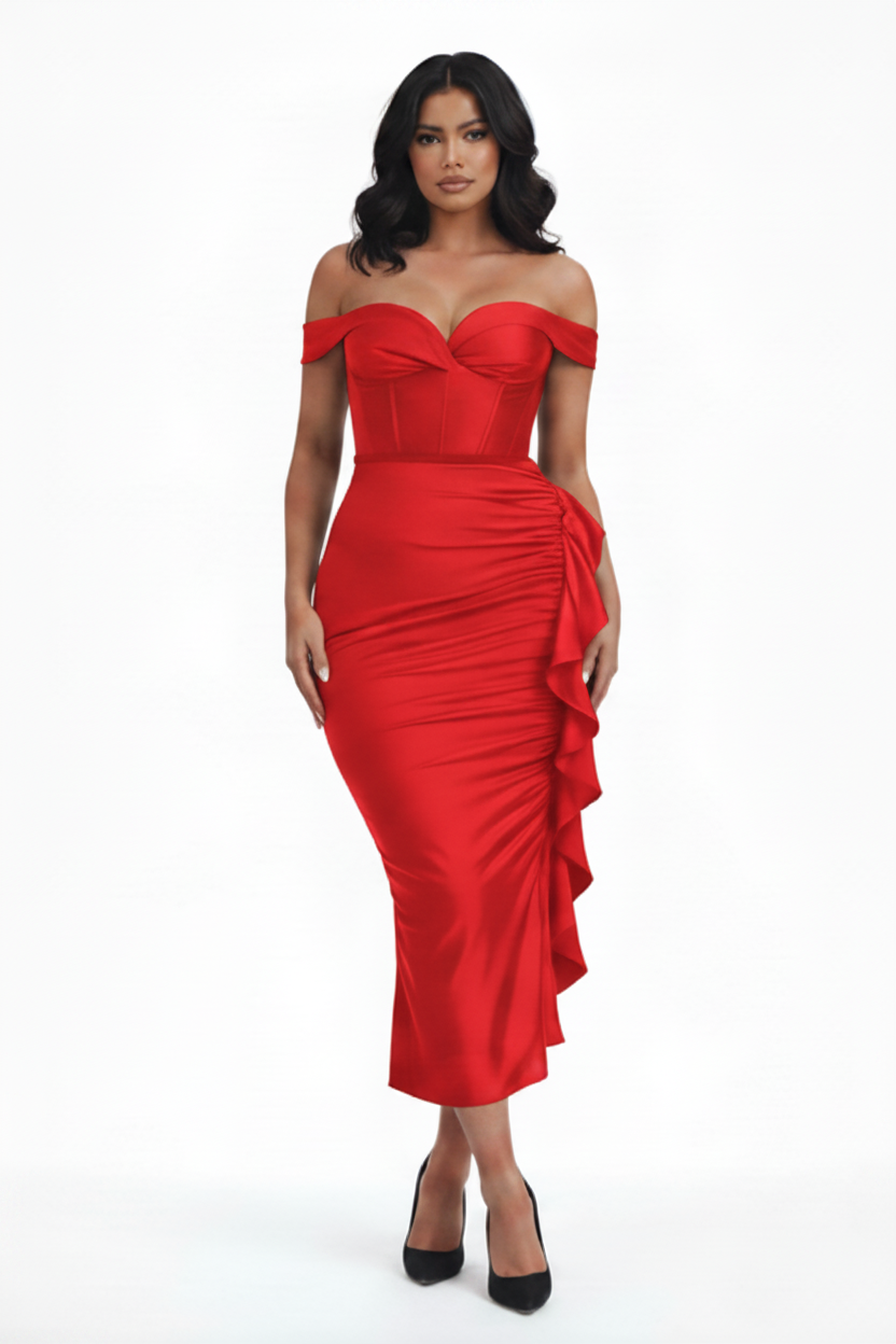 I Changed My Mind-Midi Dress