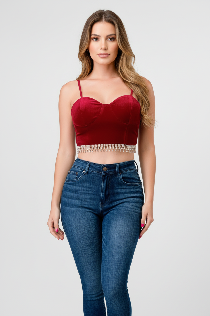 Close-up red top