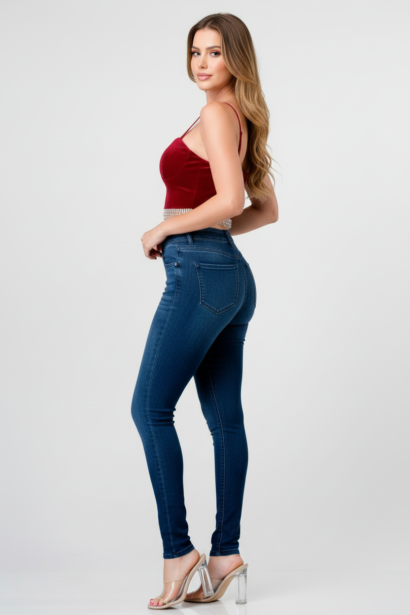 Side angle red top